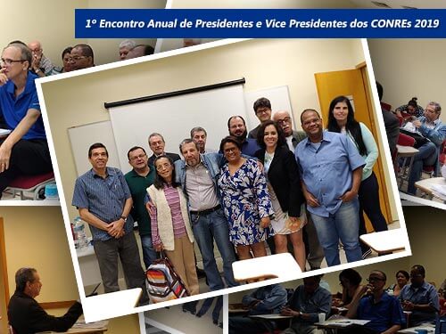 1º Encontro Anual de Presidentes e Vice Presidentes dos CONREs 2019